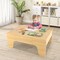 Natural Wood and MDF Train Set Table with Reversible Top and Storage Drawer